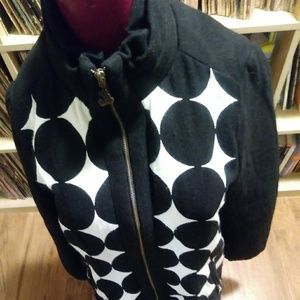 Desigual large polka dot coat